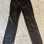 EXPRESS Black  Leather Pant Photo 0