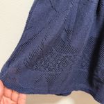 Aerie  navy blue crochet pull on flowy shorts beach swim coverup vacation small Photo 1