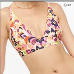 J.Crew  Plunge Bikini Set in Ratti Curly Floral Size Medium Photo 1