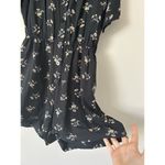 Madewell  Daisy Print Button Up Boho Feminine Cottagecore Romper Size Large Photo 11