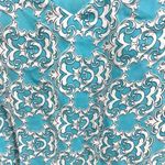 Charming Charlie Aqua blue and white all over print flowy dress size small Photo 2