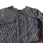 ALC Frank A.L.C. Button-Down Shift Dress 100% Silk Fun Print Short Sleeve Size 4 Women's Photo 1