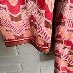 Marc by Marc Jacobs Marc Jacobs Runway Cardigan 100% Silk Four Patch Pockets Geometric S Photo 8