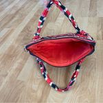 Marc by Marc Jacobs Marc Jacobs Red Navy Blue Multicolor Striped Quilted Laptop Bag Case Nylon 14” Photo 5