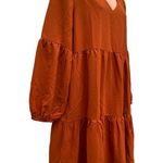 NWT women’s relax fit long sleeve dress midi dress size S Photo 1