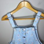 Celebrity Pink Women's Pinafore Button Down Overalls Mini Dress Large Floral Photo 4