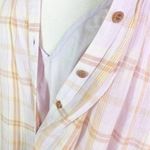 Ulla Johnson  Fayette Shirt Dress Women's Sz 8 Lilac Plaid Button Front Boho Chic Photo 15