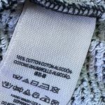 Free People  Black White Stripe Mini Dress Keyhole Back Cotton Size XS Women's Photo 10