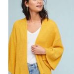 Anthropologie  cream open weave loose cardigan with wide sleeves one size Photo 8