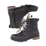 Sorel  Emilie Short Lace Cozy Waterproof Boots Brown Leather Women’s size 7.5 Photo 4