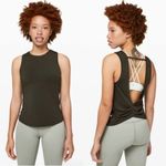 Lululemon Deep Stretch Tank Dark Olive Green Size 2 Photo 1