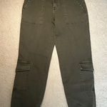 Sanctuary  Denim Green High Rise Cargo Joggers Photo 0