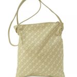 GHERARDINI Luxury Gold Softy Leather Polyester Adjustable Crossbody Bag RARE Photo 2