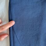 Aritzia Navy Blue Cropped Slacks Photo 5