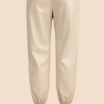 Trina Turk ππ Channel Islands Pant Oyster White Light Beige Neutral Small S NWT Photo 2