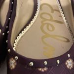 Sam Edelman  Women's Rivera Flat Size 8 Gold & Burgundy Pointed Toe Photo 9