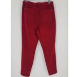 Judy Blue  Garment Dyed Red Drawstring Skinny Jeans Size 7/28 Photo 9