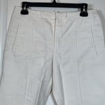 ZARA  Woman White Cropped Capri Pant Size Med EUC #1318-AZ Photo 1
