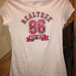 Realtree  Size S Ladies White Pink Camo Tee NEW NWOT Photo 0