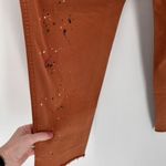 Gap NWT Straight Leg Khaki High Rise Splatter Pants Copper Size 6 Terra Cotta Photo 5