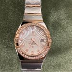 #401 POEDAGER Rose Gold Detail Watch Silver Photo 5