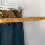 Angels Y2k Denim Maxi Skirt Suede Belted Waistcore Western Grunge Y2K Size 1 Blue Photo 3