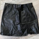 Black Leather Skirt Photo 0