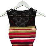 Iz Byer  Y2K Vintage Gathered Sleeveless Top Lace Back XS Photo 9