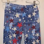 LuLaRoe red white & blue USA stars Fourth of July casual leggings Photo 1