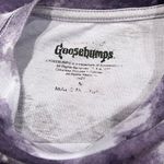 Goosebumps Purple Tie Dye Graphic Tee Shirt Women’s Medium Photo 3