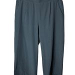 Quince Women’s Medium Performance Tech Wide Leg Pants in Olive Crop Length Green Photo 1