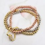 Butterfly Bracelet 1 Set Stainless Steel Gold Photo 0