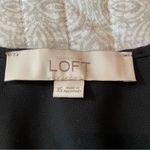 Loft Ann Taylor Black Pleated Button Front Dress Extra Small Photo 5