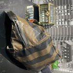 Fendi Authentic  Pequin Striped Tote Bag Leather Handles Photo 6