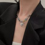 Patchwork Heart Necklace Photo 2