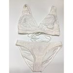 PilyQ New. white bikini set. S-bottom/D-cup top. Retails $149 Photo 10