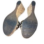 Etienne Aigner  Wedges Leather Upper Cork Wedge Vintage Women’s Size 6.5M Brown Photo 9