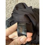 Joie  Black Faux Leather High Smocked Waist Straight Leg Pull On Pants Size M Photo 9