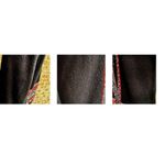 VTG Brunson of California Cardigan Medium Black Knit Tribal Aztec Orient… Size undefined Photo 11