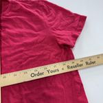 ZARA  Shirt Womens Medium Pink‎ High Low Hem Short Sleeve Casual Tee T-Shirt Top Photo 5