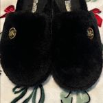 MK Michael Kors Fuzzy House Slides Black Size undefined Photo 3