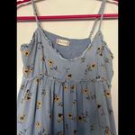 Altar'd State Altar’d State Chic Floral Tiered Dress - Light Blue Size Small Photo 3