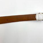 Ralph Lauren  Vintage White Leather Belt Monogram Logo Photo 10