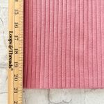 Lulus Snuggly Style Mauve Pink Ribbed Knit Wide-Leg Pants High Waist Sz M Photo 7
