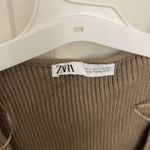 ZARA crop top tie front cardigan Photo 1