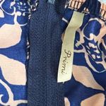 PRIMI STRAPLESS DRESS small short lined blue orange Photo 10