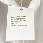 L'Academie x Revolve Gia Dress in White XXS NEW Photo 5