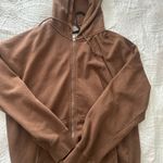 Brandy Melville John Galt  Christy Zip-Up Oversized Hoodie Photo 1