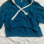 Free People FP Tierra Cable Knit Hoodie Photo 8