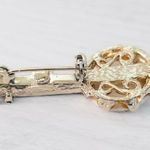 Vintage Brooch / Vintage Pin Mother of Pearl Banjo 1.5" Photo 10